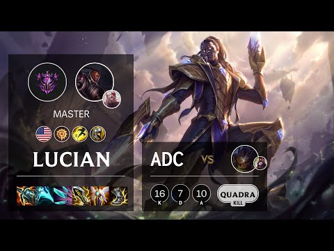 Lucian ADC vs Kog'Maw - NA Master Patch 11.10