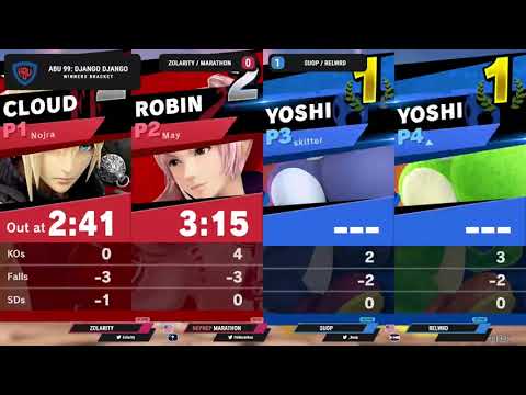 ABU 99: Django Django - Marathon/Zolarity vs Relwrd/Suop - SSBU Doubles