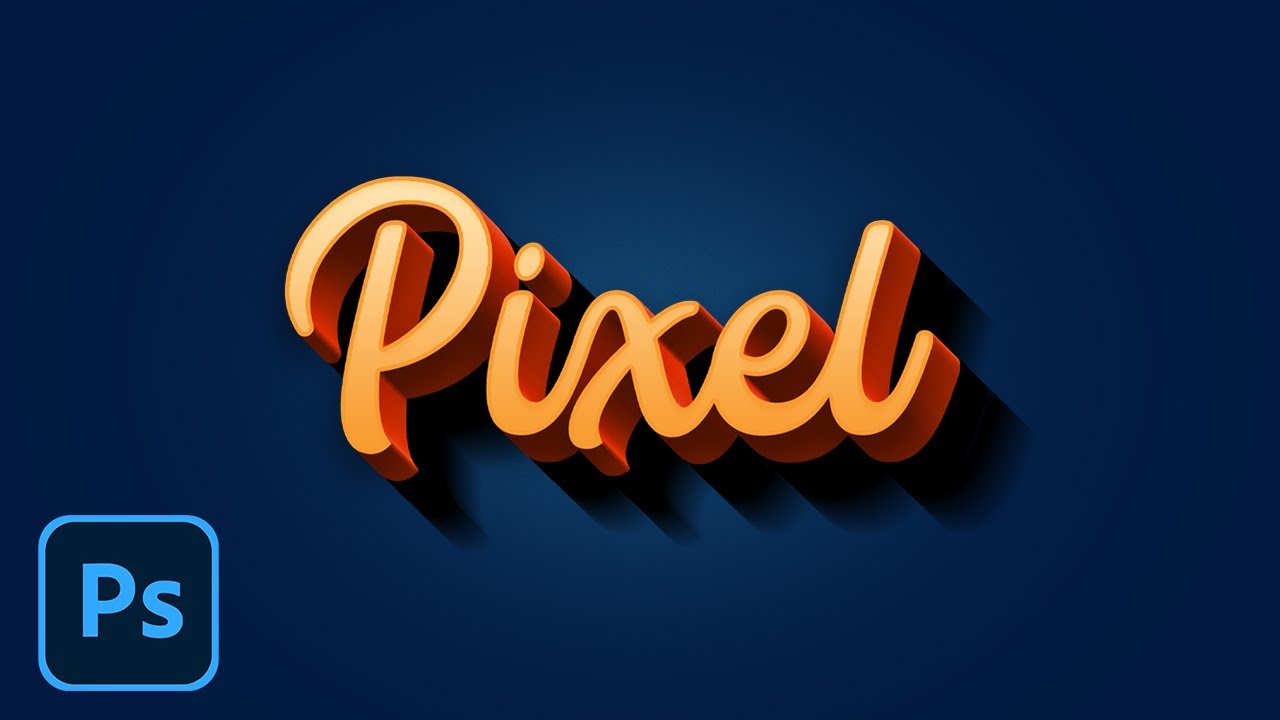 3D Gold Typography - Photoshop Tutorial