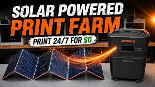 Running my Print Farm off of Solar Power with the Jackery Explorer 5000 Plus