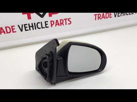 Fits Kia Picanto 2007-2011 Door Wing Mirror Electric Heated Not Primed Driver Side video