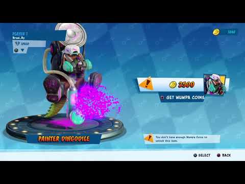 CTR Nitro Fueled - Painter Dingodile