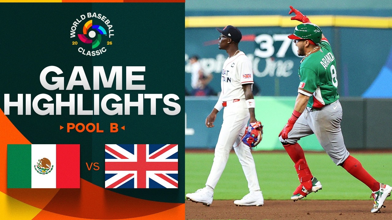 Mexico vs. Great Britain 2026 World Baseball Classic | Game Highlights