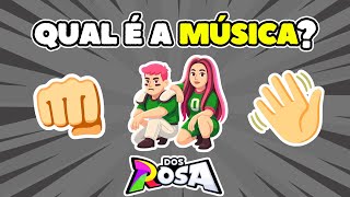 🩷ADIVINHE AS MÚSICAS COM EMOJIS DOS ROSAS | SUPER QUIZ DOS ROSA | 🎤🎵🔥 #quiz  #dosrosas