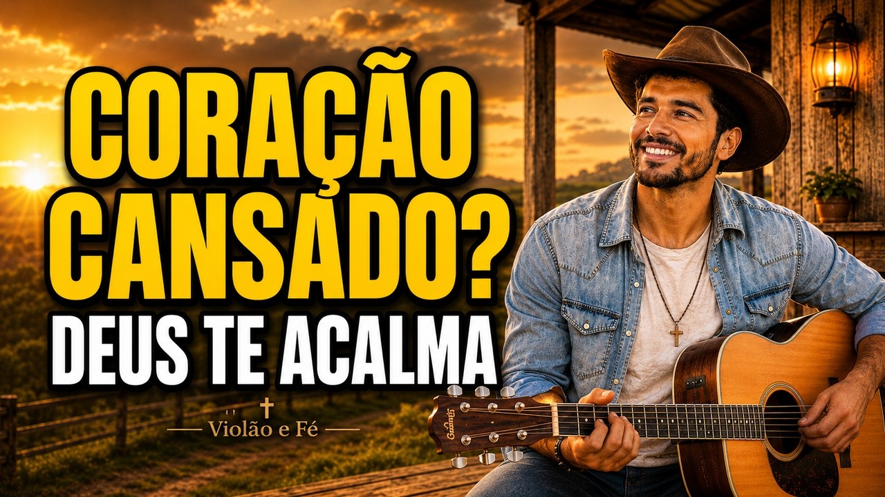 Sertanejo Gospel 2026 – Coração Cansado? Deus Te Acalma | Ouça com Fé