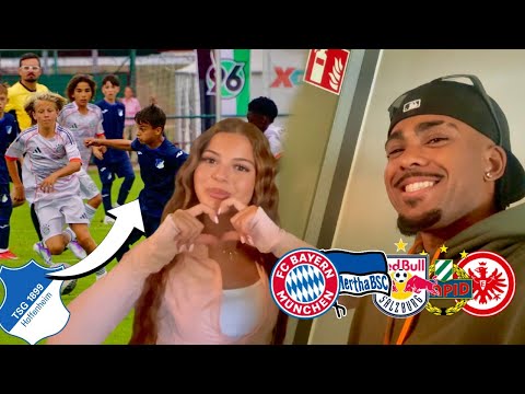 Ich treffe ZAH1DE beim Influencer Event 💅 - U13 TOP BUNDESLIGA TURNIER 🏟️ 🚨