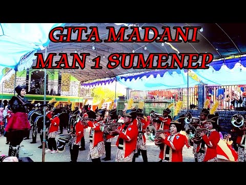 MARCHING BAND GITA MADANI📍📍MAN 1 SUMENEP‼️MANTAP JIWA😁👍