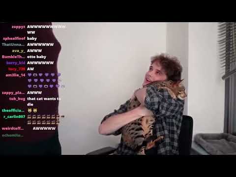 Wilbur Soot With a Cat