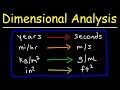 Dimensional Analysis