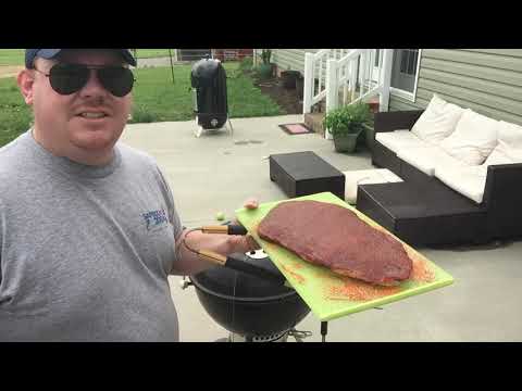 Pulled Brisket Sandwich (Weber Kettle)