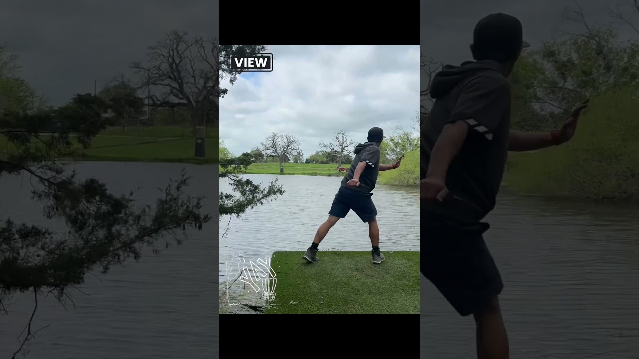 Got to love a island hole! #discgolf #theboys #outdoors #goplay #parked #fun # nicethrow #theview