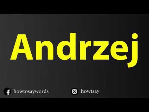 How To Pronounce Andrzej