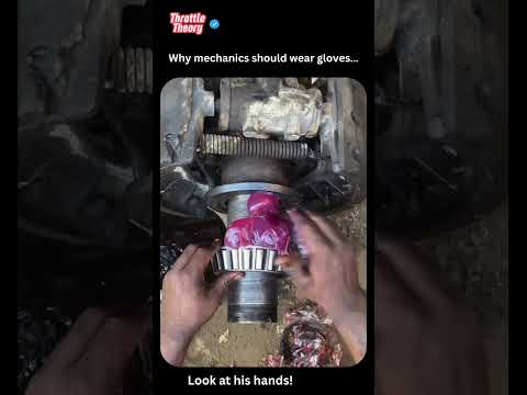 Never Touch Synthetic Axle Grease With Bare Hands!