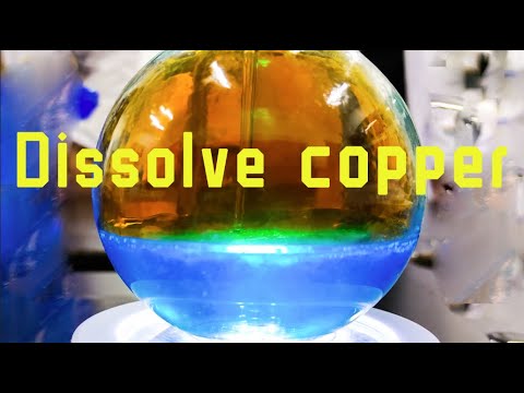 Dissolving copper with nitric acid