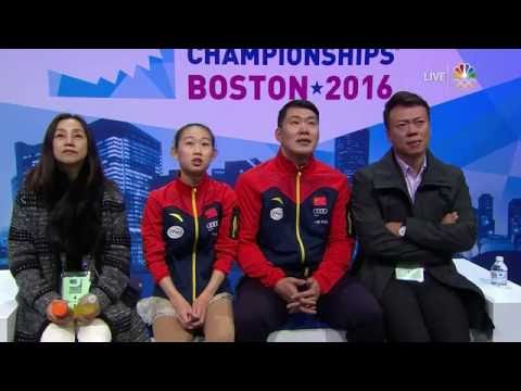 2016 Worlds - Pairs FS (Part 1) NBCSN