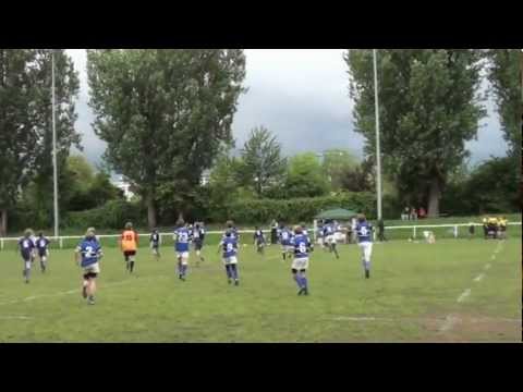 Rugby U14 Deutsche Meisterschaften in Heidelberg - Josef (13) und Johann (11) - Mai 2012