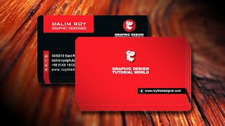 Business Card Design | How to Design Professional Business Card in Illustrator Tutorial # 14