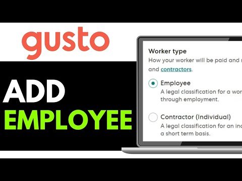 How to Add Employee in Gusto 2025 (GUSTO TUTORIAL)