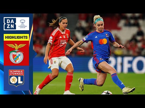 HIGHLIGHTS | Benfica vs. Lyon (UEFA Women's Champions League 2023-24 Quarter-final First Leg)