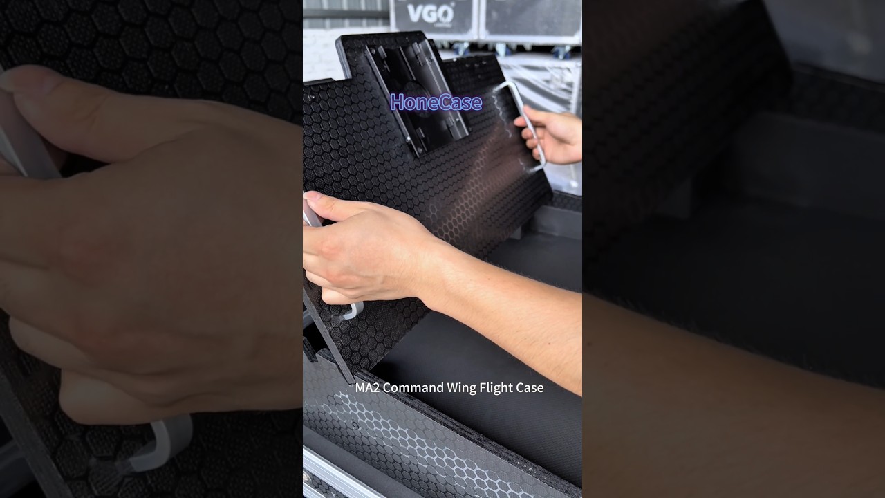 MA2 Command Wing Flight Case#flightcase #grandMA2 #MA2onPC #flipflightcase #slidflightcase