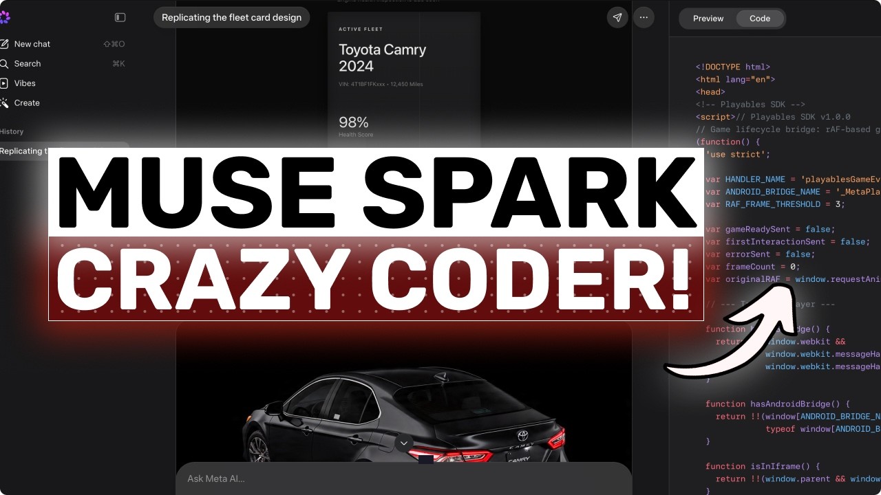 Muse Spark + Claude Code: This FULLY FREE MODEL is A CRAZY FRONTEND BEAST!