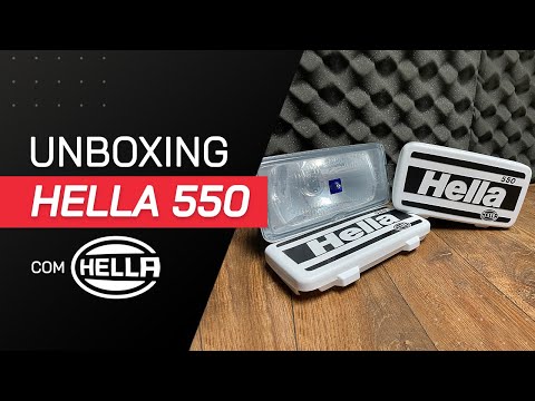 Hella 550 Comet | Unboxing completo do Kit de Farol de Neblina Hella