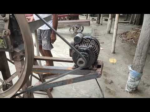 #Chara katne wala mashine me motor set