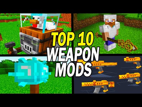 Top 10 Minecraft Weapon Mods 2022