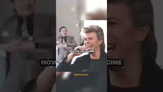 David Bowie: &quot;You’ve also got Micky Rourke&quot; 🎤🎬 #DavidBowie #musiclegends