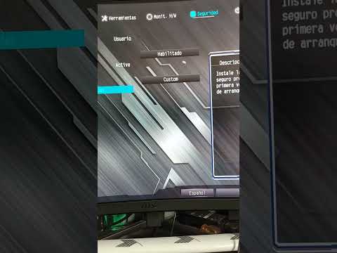 como activar el arranque seguro de una tarjeta madre asrock Windows 11