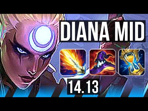 DIANA vs ZIGGS (MID) | 15/1/4, Legendary, 2100+ games | VN Grandmaster | 14.13
