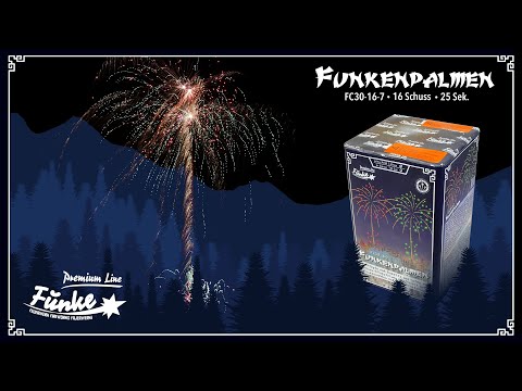 Cakebox 16Sh 30mm - "Funkenpalmen" [Batch 2020]