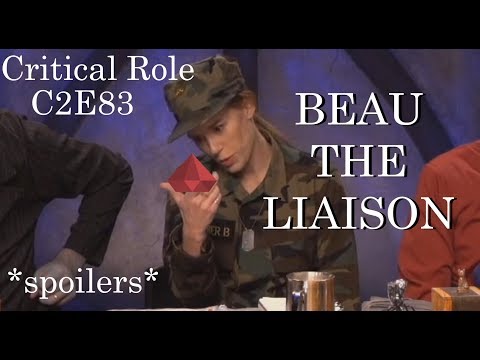 Beau the Liaison - Chattin' with Halas - Critical Role (C2E83)