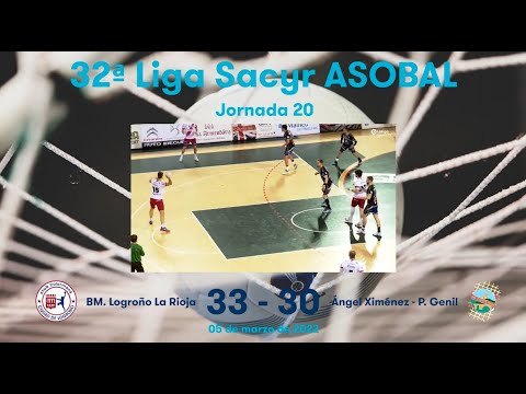 32ª Liga Sacyr ASOBAL J20: BM. Logroño La Rioja - Ángel Ximénez - P. Genil 33-30