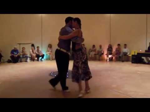  Marisa van Andel  and  Oliver Koch  are  dancing  to  a  tango