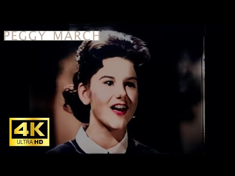 Peggy March AI 4K Colorized Enhanced   I Will Follow Him 1963