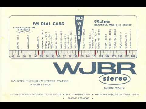 WJBR 99.5 FM Wilmington, Delaware - early 1970s