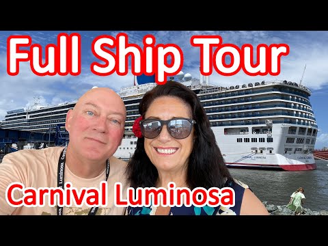 Complete Ship Tour of the Carnival Luminosa - Is this the Most Comprehensive Tour of The Luminosa?