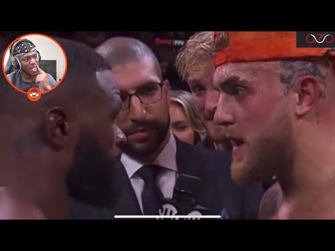 KSI's Reaction To Jake Paul vs Tyron Woodley