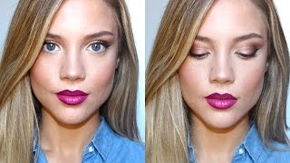 Soft Glam Makeup using Self Made Palette