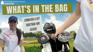 What's in the Bag? Cassie gaming some random left over clubs