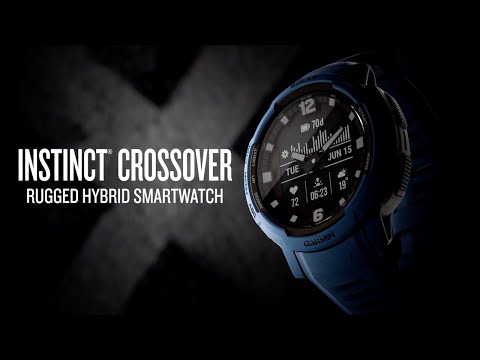 Смарт-часы Garmin Instinct Crossover Blue Granite (010-02730-04)