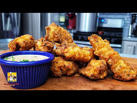 Crispy Chicken Tenders with Garlic Chili Sauce Recipe