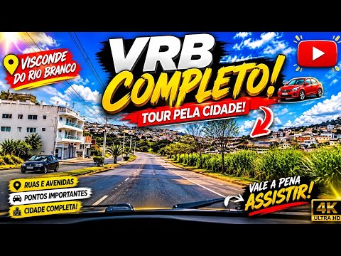  Saindo do Nova Rio Branco, Passando pelo Centro e Av. Dr. Lelê - Visconde do Rio Branco MG