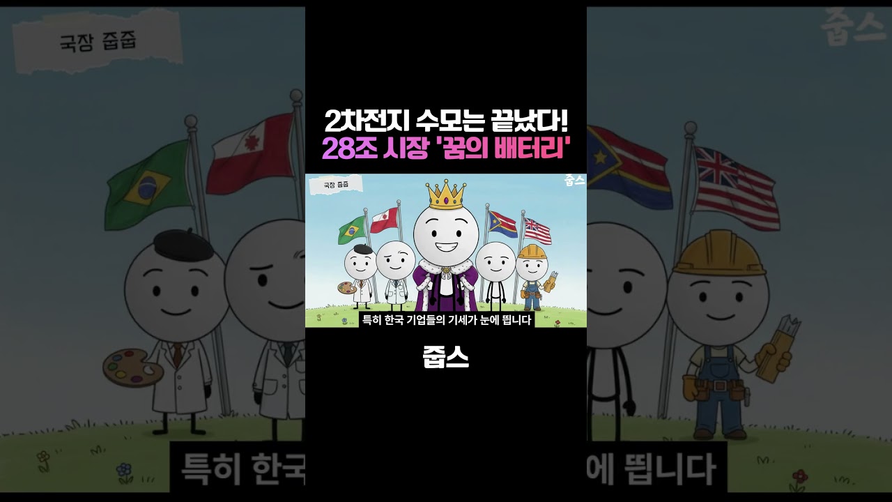 2차전지 수모는 끝났다! 28조 시장 삼킬 '꿈의 배터리'