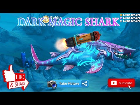 DARK MAGIC SHARK | HUNGRY SHARK WORLD | GAMEPLAY