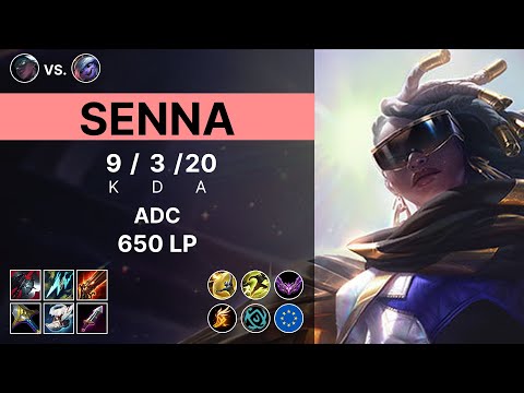 Senna Adc vs Tristana - 650 LP Master - EUW 15.12