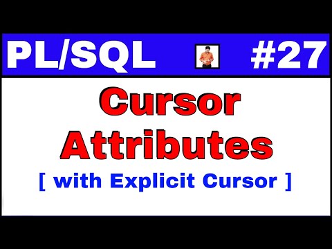 Plsql Tutorial 27 Cursor Attribute Examples With Explicit Cursor