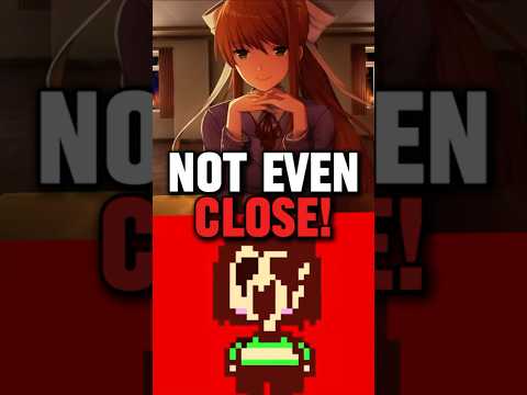 Why Chara VS Monika ISN’T EVEN CLOSE! #undertale #gaming #vs #battle #anime #ddlc #sans #games #mcu
