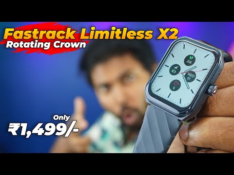 Fastrack Limitless X2 Calling Smartwatch | 60 Hz Refresh | Rotating Crown